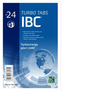 International Building Code Turbo Tabs 2024