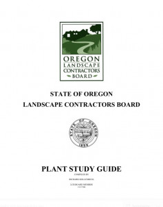 Oregon Plant Study Guide, 2006
