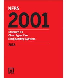 NFPA 2001:Standard on Clean Agent Fire Extinguishing Systems 2018